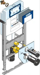 GEBERIT GE Huter Montageelement WWC UP320 fuer Trockenbau, Vor- und Inwand   – HU-WC1020-G