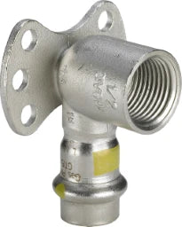 VIEGA Viega Wandsch. mit SC Sanpress Inox G SC 0225.5 für Gas in 22mm x Rp1/2 edelst.   – 487 324