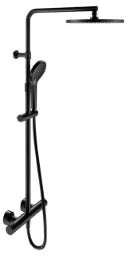 KEUCO Keuco Passion Koll.1 Brausearmatur m.Kopfbrause/Aufputz, sw matt  – 53926372321