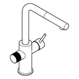 GROHE Grohe Blue Pure Minta L-Auslauf ausziehbar, chrom  – 30 590 000