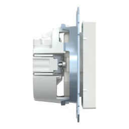 MERTEN SCHUKO-Steckdose, Steckklemmen, polarwei ß, System M  – MEG2301-0419