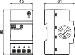 OBO Überspannungsableiter V10 Compact 2.0 25 5V  – 5093381