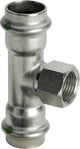 VIEGA Viega T-Stück mit SC Sanpress Inox 2317.2 in 28mm x Rp3/4 x 28mm Edelstahl   – 437 206