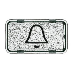 BUSCH-JAEGER Symbol Klingel glasklar Allwetter IP44, Ocean   – 2CKA001714A0278
