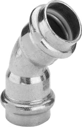 VIEGA Viega Bogen 45 Grad mit SC Profipress G 2626 für Gas in 22mm Kupfer   – 345 624