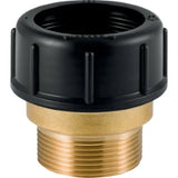 GEBERIT GE PE Stutzen d50mm x R1 1/2 Aussengewinde mit Verschraubung 359309   – 359.309.00.1