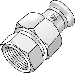 KE KELIT NPI466 Edelst.Pr.Holländer m.IG 54x2" für Trinkwasser nicht zulässig  – 53842H09