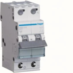 HAGER LS-Schalter 1P+N 6kA B-13A QC 2M  – MBS513