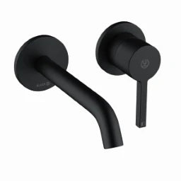 KLUDI Kludi Nova Fonte PURA 2-LOCH-Wandmischer 180mm, mattschwarz  – 202443915