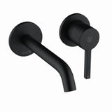 KLUDI Kludi Nova Fonte PURA 2-LOCH-Wandmischer 180mm, mattschwarz  – 202443915