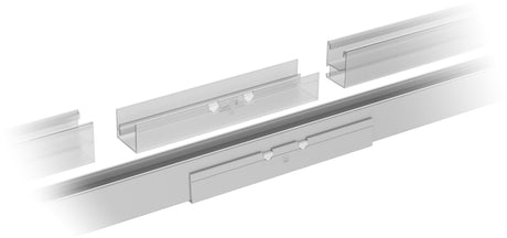 K2 SingleRail Schienenverbinder montiert