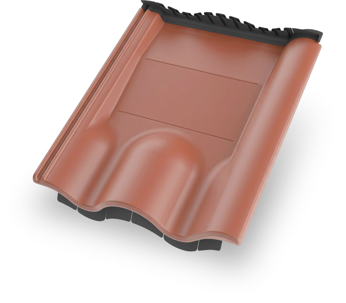 K2 4Tile Metallersatzziegel rot