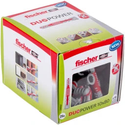 FISCHER DÜBEL Duopower 10 x 80 - VPE=25ST Duopower  – 538252