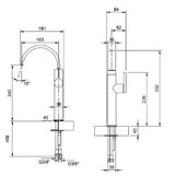 VILLEROY&BOCH V&B Passion Koll. 4 Waschtischarmatur H245mm, ohne Ablaufgarnitur Matt Black  – BPPAARVK4WT2S