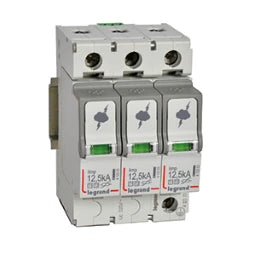 LEGRAND AC Überspannungsableiter 3-polig Typ I/II + FM-Kontakt   – 412272