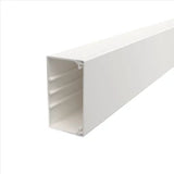 OBO Wand- und Deckenkanal mit Bodenlochung 6 0x110x2000 Polyvinylchlorid reinweiß RAL  – 6191215