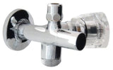 SCHMIEDL GS Kombi Eckventil GS0170 DN15  chrom m.Atmos-PVC-Griff   – GS0170/15