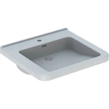 GEBERIT SANITAER Geberit Renova Comfort Waschtisch 600x550mm unterfahrb., weiß m HL, m ÜL   – 128660000