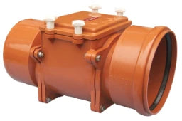 HUTTERER & LECHNER HL720 RStauverschl. DN200 m. Niroklappe Dichtflansch. 147x147mm/138x138mm   – HL720