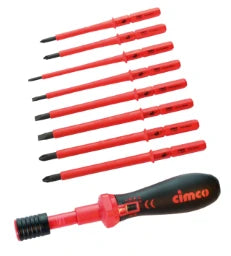 CIMCO VDE-Drehmoment-Schraubendreher-Set, 9-te ilig  – 114806