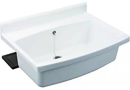 EISENBERG ABU Maxi Becken mit Überlauf weiß, 70x50cm inkl.Abl.vent.,Mont.set  – 60.007.01..0099