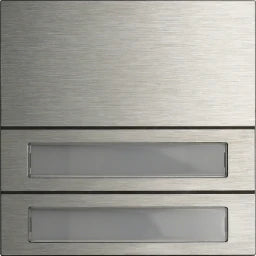 GIRA Ruftastenmodul 2f System 106 edelstahl V4A   – 5532920
