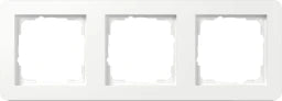 GIRA Abdeckrahmen 3f Gira E1 Reinweiss  – 0213150