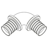 REHAU REHAU Bogen RAUTITAN RX+ stabil 50 - 50, 90 Grad   – 14600331001