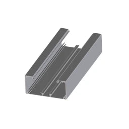 GGK BRA3 Alu Brüstungskanal Unterteil H=62 B=130mm, natureloxiert   – 18271