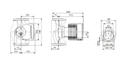 GRUNDFOS Grundfos Flanschpumpe MAGNA3 65-80 F 340 1x230V PN6/10 Nr.97924296  – 97924296