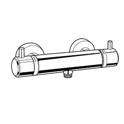 KLUDI Kludi Bozz Thermostat-Brausearmatur chrom  – 352030538