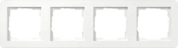 GIRA Abdeckrahmen 4f Gira E1 Reinweiss  – 0214150