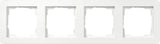 GIRA Abdeckrahmen 4f Gira E1 Reinweiss  – 0214150