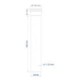 POLOPLAST PO Steckmuffenrohr POLO-KAL NG DN 90/500   – 02072