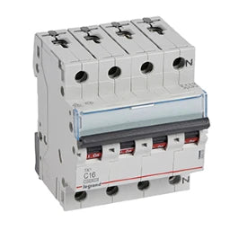 LEGRAND LS-Schalter 10kA C 16A/3pol+N  4TE   – 404239