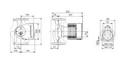 GRUNDFOS Grundfos Flanschpumpe MAGNA3 40-150 F 250 1x230V PN6/10 Nr.97924271  – 97924271