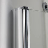 PALME Palme Top Drive R Pendeltür 2-tlg Nische 970x2000mm ESG klar Alusilber  – TOTP210/H1/20