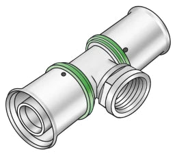 KE KELIT SMX447 STEELOX T-Stück m.Abg.IG 16x1/2"   – 57240B02