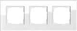 GIRA Rahmen 3fach Esprit Glas weiß   – 021312