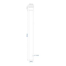 POLOPLAST PO Steckmuffenrohr POLO-KAL NG DN 40/500   – 02012
