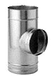 SCHIEDEL Schiedel Prima Plus Reinigungs T-Stück f.Unterdruck, Überdruck Durchmess.130mm  – 106542