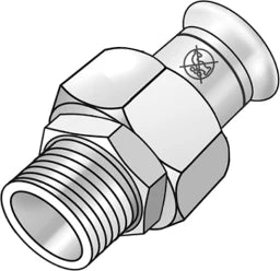 KE KELIT NPI451 Edelst.Pr.Holländer m.AG 42x6/4" für Trinkwasser nicht zulässig  – 53841G07
