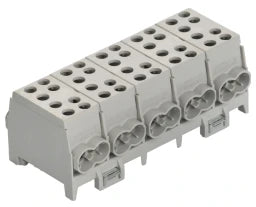POLLMANN Hauptleitungs Abzweigklemme 5polig 5 Ein 2x35², 5 Aus 2x25mm²   – 2080521