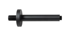 REGENWERK Regenwerk Passion Deckenarm 165 mm, Rund, Messingrosette, schwarz  – BPPAARRDARS