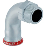 GEBERIT GE Mapress C-Stahl Uebergangsbogen 90 Gr. d42mm x R1 1/2 verzinkt  – 23510