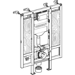 GEBERIT GE Duofix 2025 WC-Element Sigma12 BH112cm, barrierefrei f. Stuetzklappgr.  – 111.375.00.6