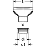 GEBERIT GE Rohrbeluefter PE d75/90/110mm   – 310.006.00.1