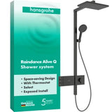 HANSGROHE HG Showerpipe Raindance Alive Q 210/340 2jet mit Thermostat BBC  – 24590340
