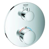 GROHE Grohe THM-Brausebatterie Grohtherm 24076 2 Abg. FMS f. Rapido SmartBox rund chrom   – 24 076 000