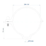 POLOPLAST PO Schraubschelle POLO-KAL DN 110   – 01933